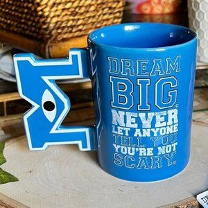 MONSTERS UNIVERSITY LIMITED EDITION 3D BLUE MUG VHTF RARE! DISNEY PIXAR HTF